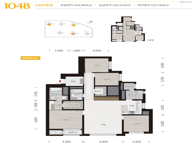104B 타입 평면도